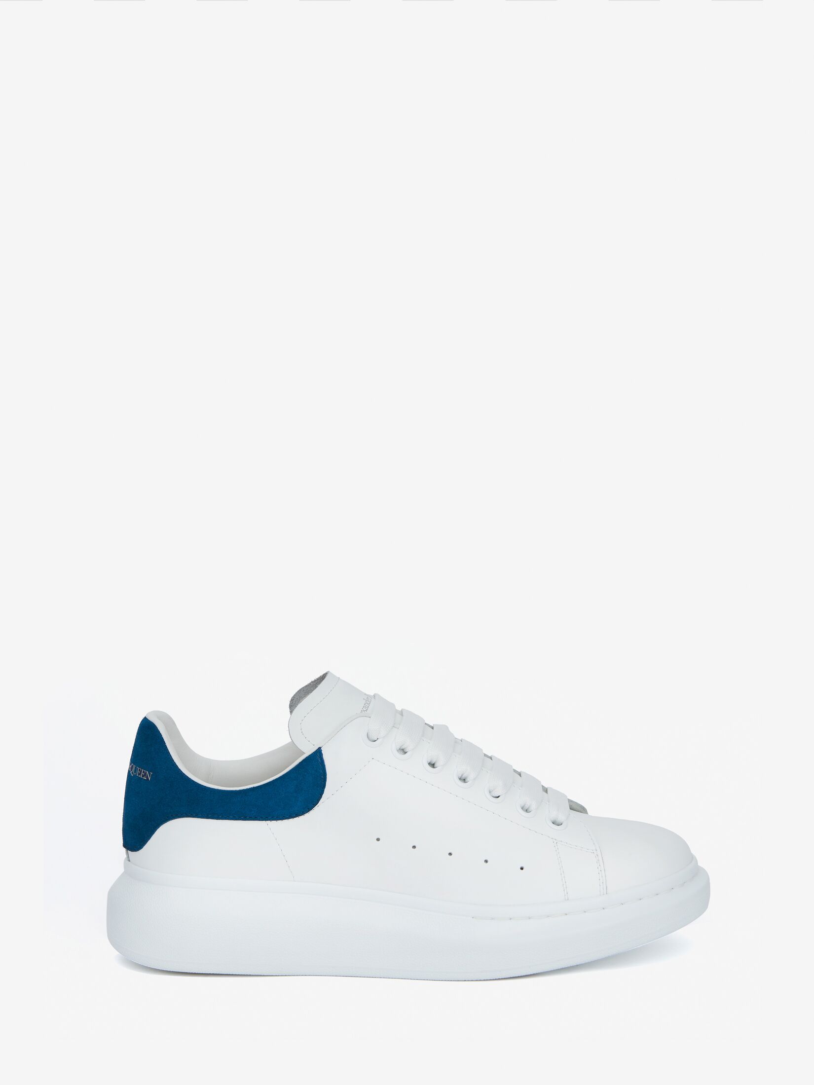 ALEXANDER MCQUEEN Matte and mirrored-leather exaggerated-sole sneakers |  NET-A-PORTER